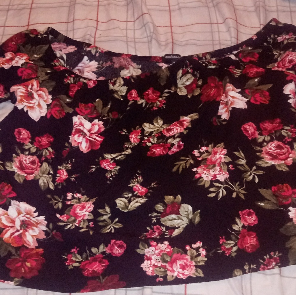 Flare out crop top